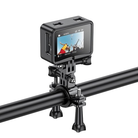 Kamera sportowa Hoco z dwoma wyświetlaczami 1,3" + 2" 4K/30fps DV101 czarna