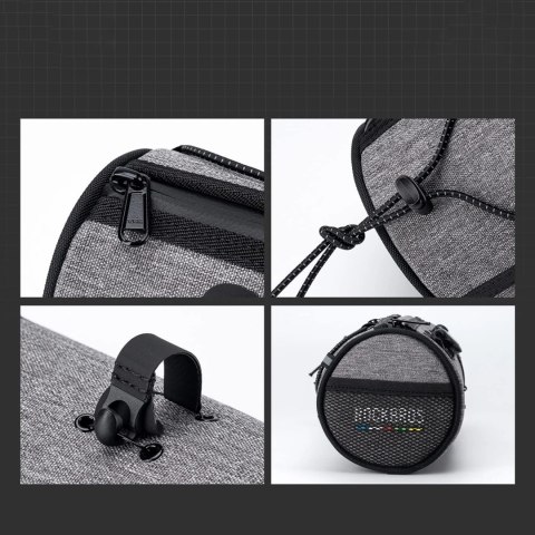 Torba na kierownicę 1,5L Rockbros TL002 ROAD TO SKY wodoodporna - szara