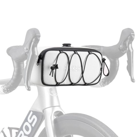 Torba na kierownicę 1,9L Rockbros TL001 ROAD TO SKY wodoodporna - biała