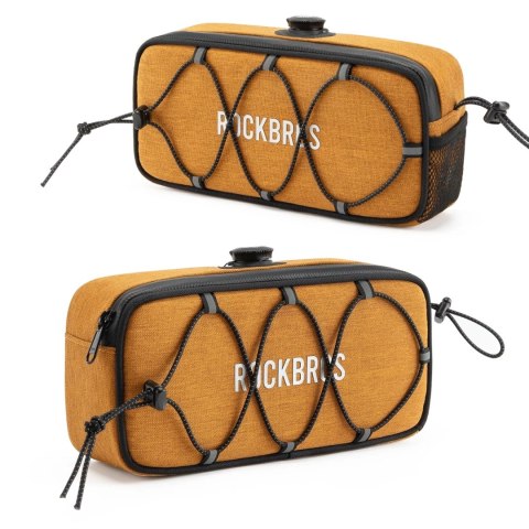 Torba na kierownicę 1,9L Rockbros TL001 ROAD TO SKY wodoodporna - pomarańczowa