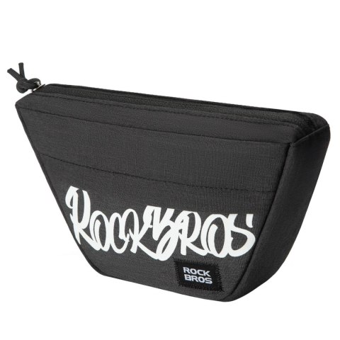 Torba na kierownicę Rockbros G011 Flash Journey - trapezoidalna, czarna