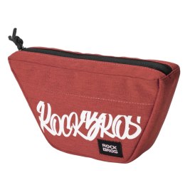 Torba na kierownicę Rockbros G011 Flash Journey - trapezoidalna, czerwona