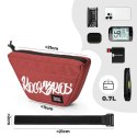Torba na kierownicę Rockbros G011 Flash Journey - trapezoidalna, czerwona