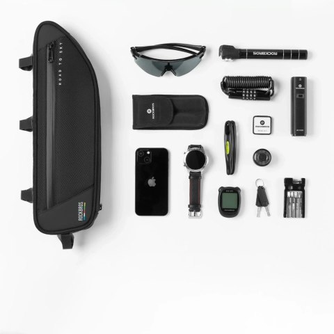 Torba pod ramę 2L Rockbros TL003 ROAD TO SKY wodoodporna - czarna