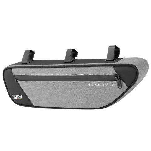 Torba pod ramę 2L Rockbros TL003 ROAD TO SKY wodoodporna - szara