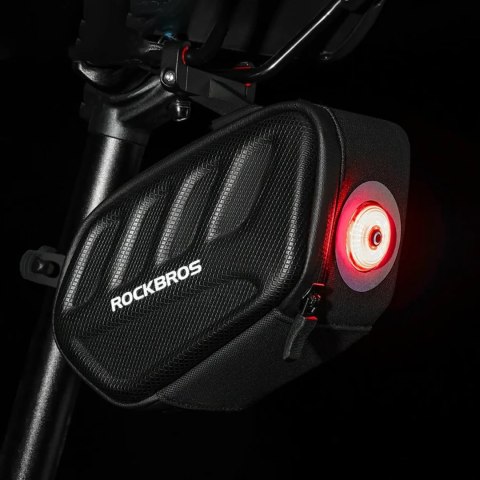 Torba podsiodłowa Rockbros C61 - twarda skorupa, pod lampkę