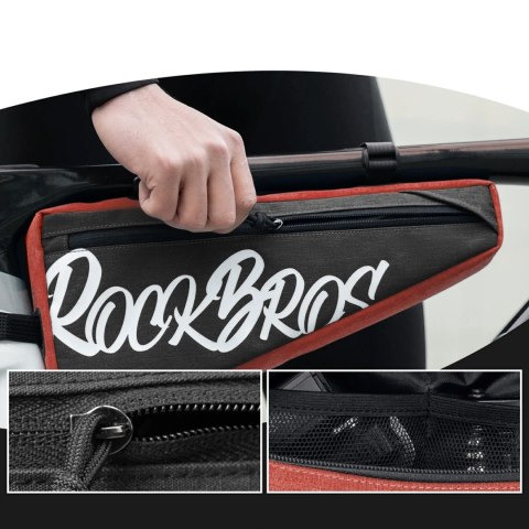 Torba trójkątna Rockbros G008 Flash Journey - XL, czerwona