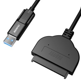 BENFEI kabel USB-C-USB-A 3.0 do SATA III dysków 2,5 HDD / SSD czarny