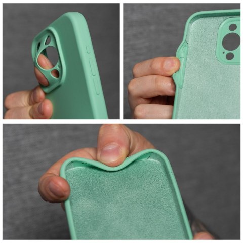 Etui na iPhone 16 PRO MAX Silicone 2mm (camera protection) zgodne z MagSafe miętowe