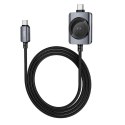 Kabel Hoco USB C do USB C PD100W z funcją ładowania iWatcha 1,2 m CW66 czarny