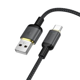 Kabel USB A do USB C Hoco 3A 1 m X128 Benefit czarny