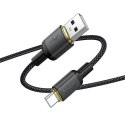 Kabel USB A do USB C Hoco 3A 1 m X128 Benefit czarny