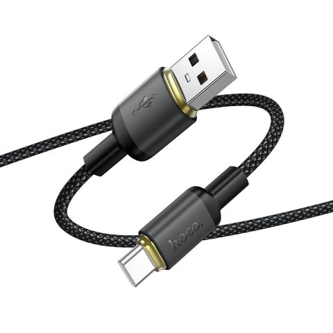 Kabel USB A do USB C Hoco 3A 1 m X128 Benefit czarny