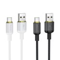Kabel USB A do USB C Hoco 3A 1 m X128 Benefit czarny