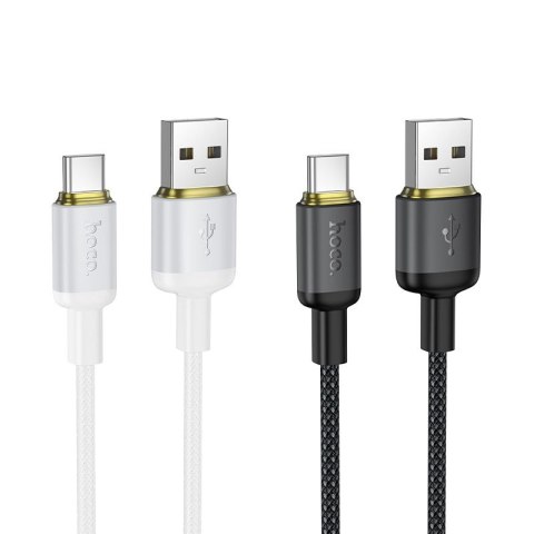 Kabel USB A do USB C Hoco 3A 1 m X128 Benefit czarny