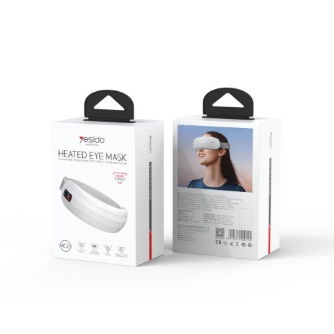 Yesido Funkcjonalny masażer do oczu MG13 biały 600 mAh sesje 15-minutowe