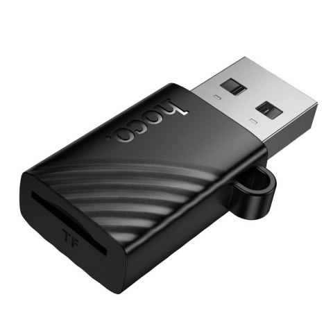 Czytnik kart TF 2.0 USB-A Hoco HB53 czarny