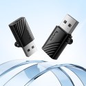 Czytnik kart TF 2.0 USB-A Hoco HB53 czarny