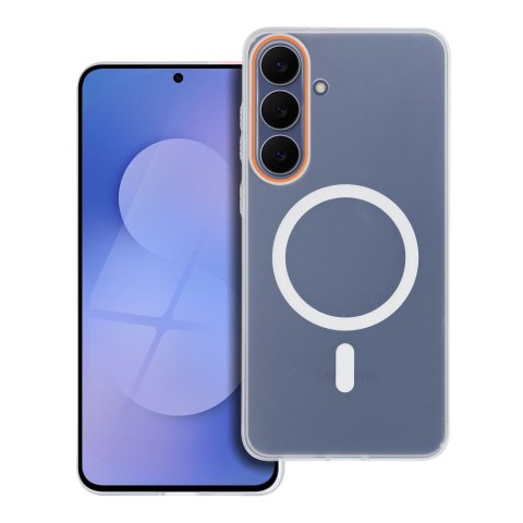 Etui na Honor 600 LITE Go Orange zgodne z MagSafe transparentne