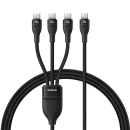 Kabel Baseus Flash Series 3 100W 3w1 USB-C - 3xUSB-C 1,5m - czarny