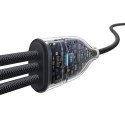 Kabel Baseus Flash Series 3 100W 3w1 USB-C - 3xUSB-C 1,5m - czarny