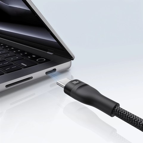 Kabel Baseus Flash Series 3 100W 3w1 USB-C - 3xUSB-C 1,5m - czarny