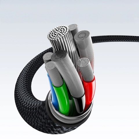 Kabel Baseus Flash Series 3 100W 3w1 USB-C - 3xUSB-C 1,5m - czarny