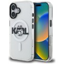 Karl Lagerfeld nakładka do iPhone 17 6,1" IML Choupette Sketch Logo MagSafe przezroczysta