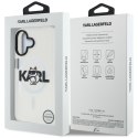 Karl Lagerfeld nakładka do iPhone 17 6,1" IML Choupette Sketch Logo MagSafe przezroczysta