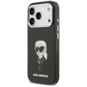Karl Lagerfeld nakładka do iPhone 17 Pro 6,3" IML Aquarelle Karl & Logo MagSafe czarna