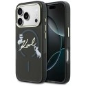 Karl Lagerfeld nakładka do iPhone 17 Pro 6,3" IML Choupettes Karl Script Logo MagSafe czarna
