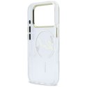 Karl Lagerfeld nakładka do iPhone 17 Pro 6,3" IML Choupettes Karl Script Logo MagSafe przezroczysta