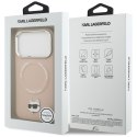 Karl Lagerfeld nakładka do iPhone 17 Pro Max 6,9" Choupette Pin MagSafe różowa