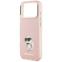 Karl Lagerfeld nakładka do iPhone 17 Pro Max 6,9" IML Aquarelle Choupette & Logo MagSafe różowa