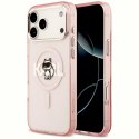 Karl Lagerfeld nakładka do iPhone 17 Pro Max 6,9" IML Choupette Sketch Logo MagSafe różowa