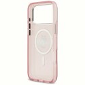 Karl Lagerfeld nakładka do iPhone 17 Pro Max 6,9" IML Choupette Sketch Logo MagSafe różowa