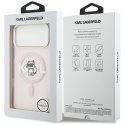 Karl Lagerfeld nakładka do iPhone 17 Pro Max 6,9" IML Choupette Sketch Logo MagSafe różowa