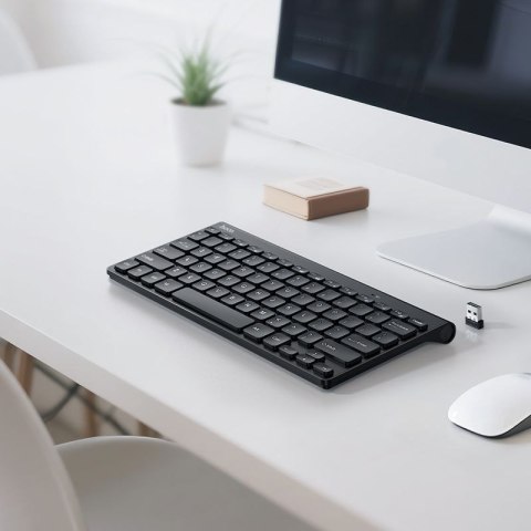 Klawiatura bezprzewodowa 2.4G QWERTY Hoco GM70 czarna