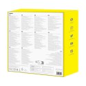 Ładowarka sieciowa Baseus Digital GaN 3xUSB-C 1xUSB-A 240W z kablem zasilającym - czarna