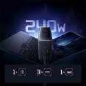 Ładowarka sieciowa Baseus Digital GaN 3xUSB-C 1xUSB-A 240W z kablem zasilającym - czarna