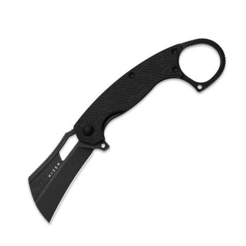 Nóż składany Kizer Dodo Karambit Black G10, Black Stonewashed Nitro-V by Giedymin (V2702A3)