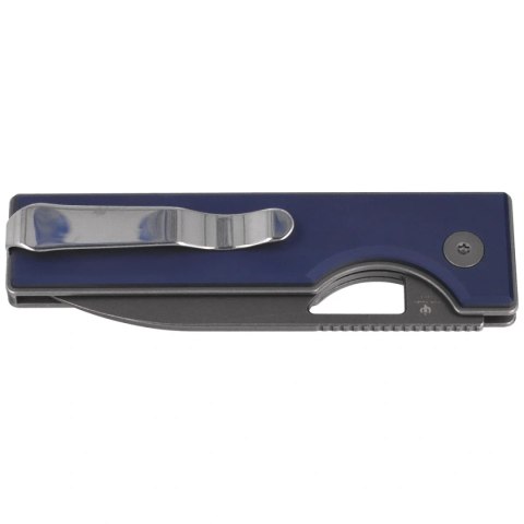 Nóż składany Kizer Little Ringbo Blue Aluminium, Gray PVD / Stonewashed AEB-L by Matija Milović (V3708A3)