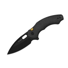 Nóż składany Kizer Roach XL Black Micarta, Black PVD Stonewashed 14C28N (V4477BDA2)