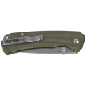 Nóż składany Kizer T1 BD Olive Green Micarta, Satin Nitro-V by Uli Hennicke (V3490.2BA1)