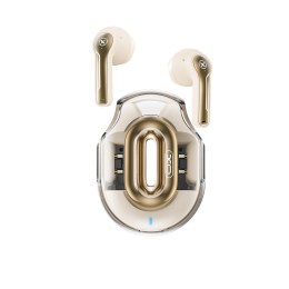 XO słuchawki Bluetooth X43 TWS beżowe