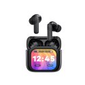 XO słuchawki Bluetooth X50 TWS LCD czarne ANC + ENC podwójny mikrofon