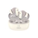 XO słuchawki Bluetooth G42 TWS beżowe ANC + ENC