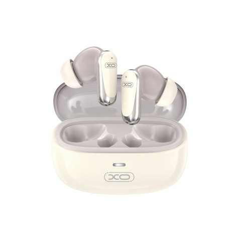 XO słuchawki Bluetooth G42 TWS beżowe ANC + ENC