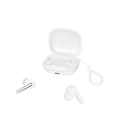 XO słuchawki Bluetooth G53 TWS białe ANC + ENC z podstawką