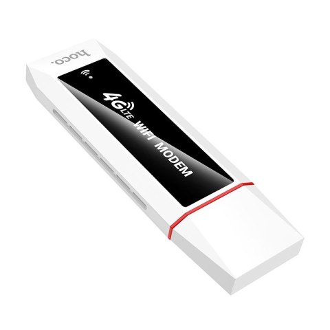 Router mobilny 4G LTE WiFi 6 USB A Hoco HI43 biało czarny